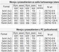 GABLOTA INFORMACYJNA OTWIERANA NA BOK, DO ZABETONOWANIA W GRUNCIE
