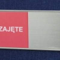 TABLICZKI Z PRZESUWNĄ PRZESŁONKĄ I GRAFIKĄ, SAMOPRZYLEPNE