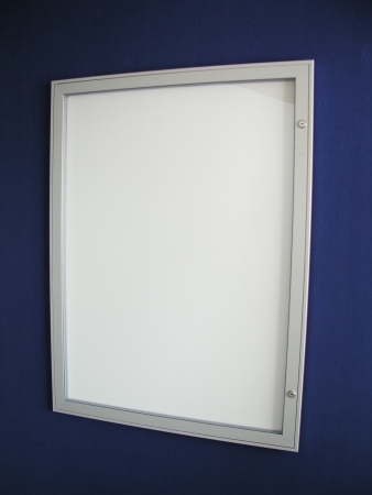 GABLOTA ALUMINIOWA MAGNETYCZNA (PŁYTKA), ZEWNĘTRZNA, PRZESZKLENIE Z PLEXI