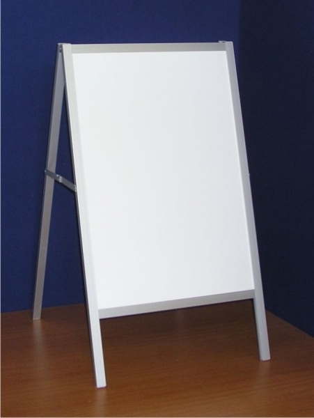 STOJAK TYPU A ALUMINIOWY Z TABLICĄ MAGNETYCZNĄ, 1-STRONNY