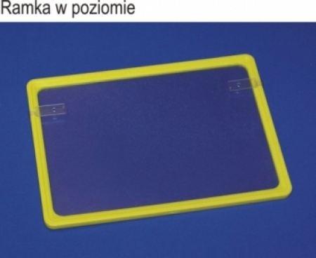 RAMKA Z UCHWYTAMI DO PRZYKRĘCENIA RÓWNOLEGLE DO ŚCIANY, POZIOMA.