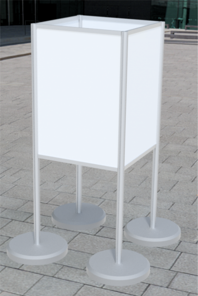 STOJAK PLENEROWY POD GRAFIKĘ SAMOPRZYLEPNĄ LUB NADRUK